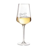 Weißweinglas mit Name Weißweinglas mit Name