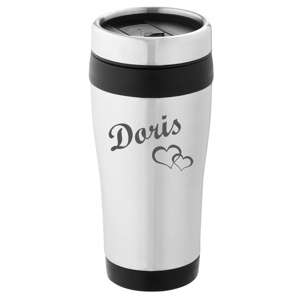 Kaffeebecher to go - personalisiert mit Namen und Motiv - Geschenkissimo