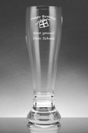 weissbierglas geschenk zum geburtstag