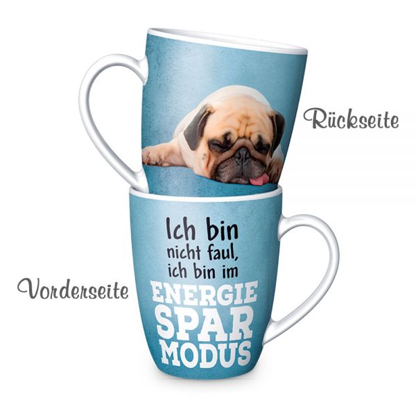 Kaffeebecher "Energie-Spar-Modus"