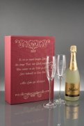 Glasgravuren als Hochzeitsgeschenk