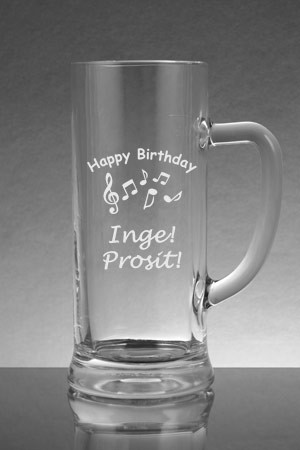Bierkrug als Geburtstagsgeschenk